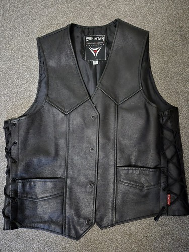 Unused skintan leather biker - unused,