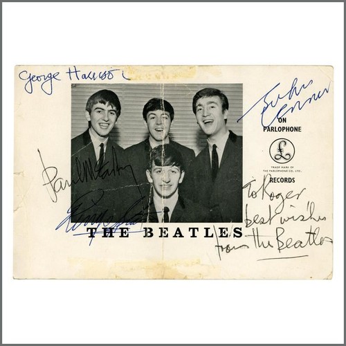 The beatles 1963 autographed - the,