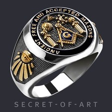 Masonic Ring AF AM AFAM Master