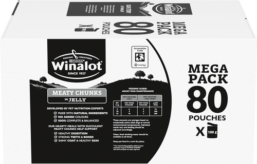 Winalot meaty chunks adult wet - meaty,