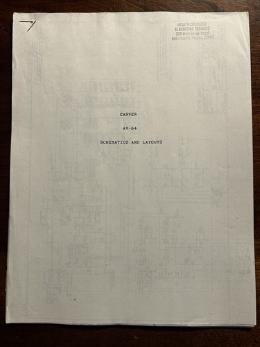 Carver power amplifier - carver,