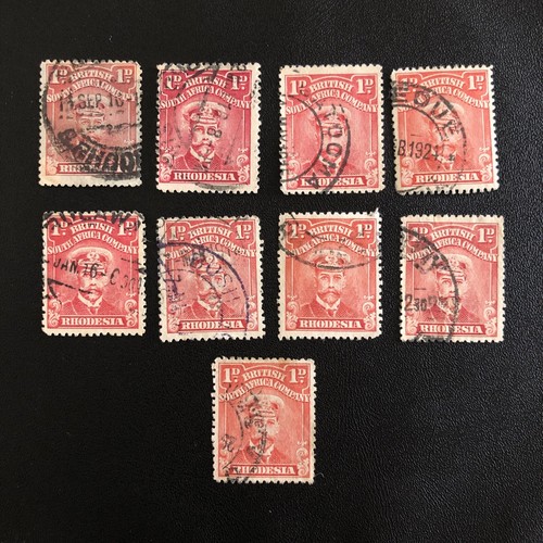 Rhodesia 1913 1924 stamp - rhodesia-1913-1924, 1d