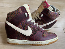 Ladies NIKE SKY HI DUNK LIBERTY WEDGE Trainers (uk6)