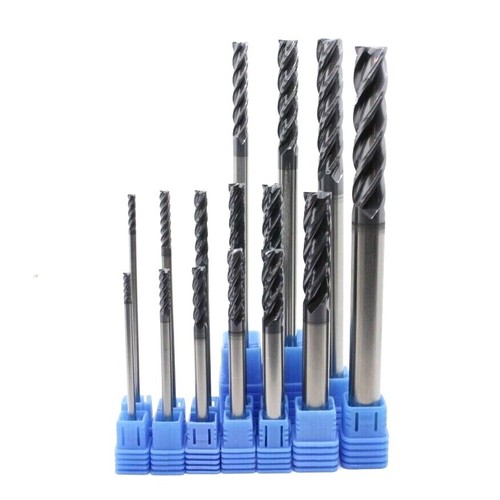 Solid carbide end mill flute - carbide,