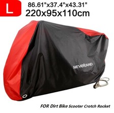 Large Motorcycle Motorbike Moped Cover Waterproof Outdoor Rain Dust UV Protector