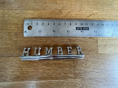 Original humber chrome badge - chrome,