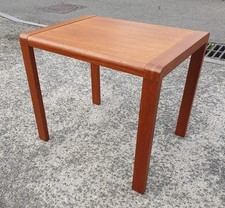 VINTAGE DANISH TEAK SIDE TABLE BY SALLIN             FREE UK POSTAGE