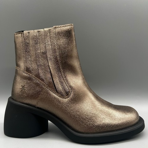 Fly london ankle boots gold - london,