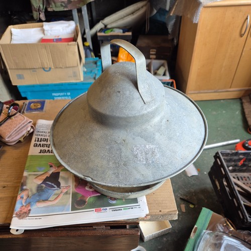 Vintage eltex galvanised large - galvanised,
