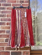 New Per Una Red Boho Patchwork