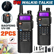 2x Baofeng UV-5R LCD Dual Band