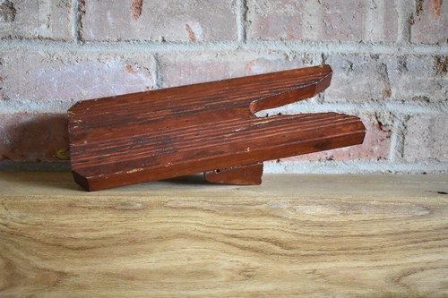 Vintage wooden boot jack - boot,