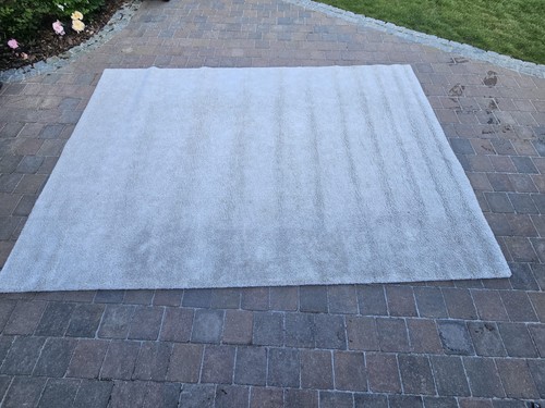 Large ikea cream - cream, rug