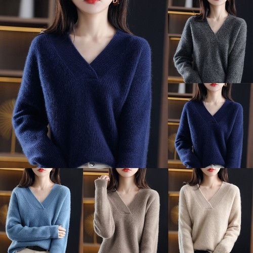 Warm neck knit sweater - neck,