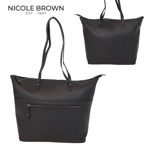 Women faux leather tote - women's,