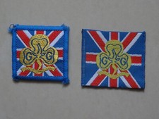 Girl Guide Union Flag Badges (1980s/90s)