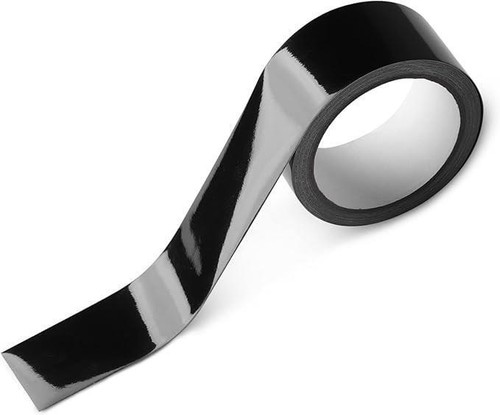 Gloss black chroming vinyl - black,