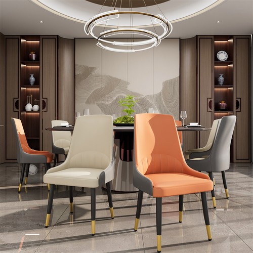 Minimalism leather dining - minimalism,
