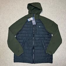 Jack Wills Mens Mixed Media Jacket Puffer - Colours - Sizes - Brand New