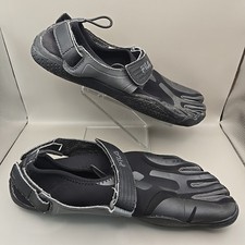 Fila Sport Skele-Toes EZSlide Sandals Toe Shoes Black Grey Men's  11 Medium