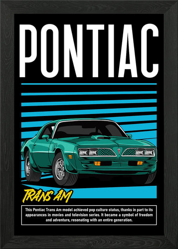 Retro trans muscle car - muscle,