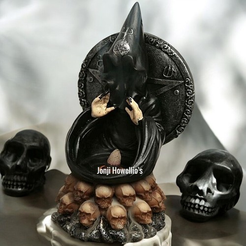 Black magic incense burner - black,