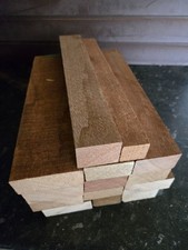 Rough Sawn Meranti Offcuts Approx 4.5Kg Box 300mm Long Various Sizes