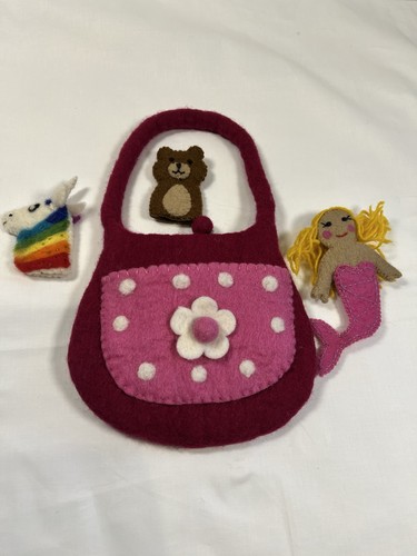 Children felted bag - bag, with