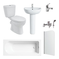 Complete bathroom suite bath - complete,