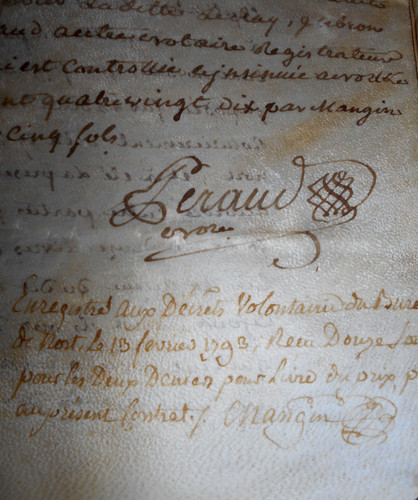 1790 antique parchment