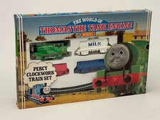 HORNBY RAILWAYS THOMAS TANK SERIES PERCY CLOCKWORK TRAIN SET
