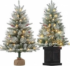 Christmas tree 3ft pre - 2x, lit