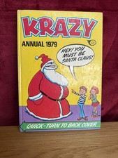 KRAZY ANNUAL 1979   Vintage Annual Comic Book  - Fleetway Publications HIT KID