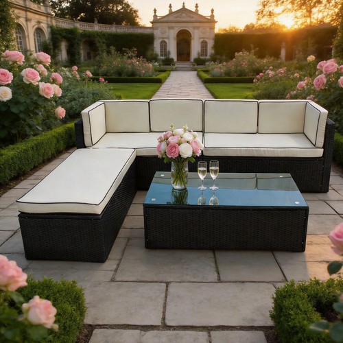 Seater rattan garden - 6,