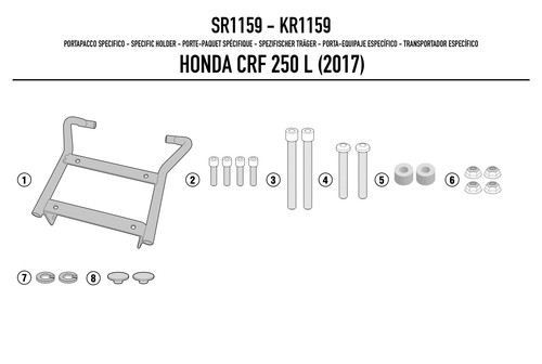 Sr1159 givi monolock - monolock, trunk