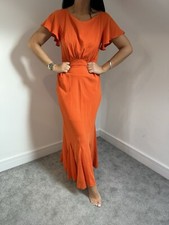 LIPSY DRESS SIZE 14 ORANGE
