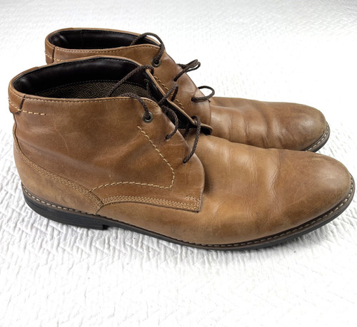 Rockport leather boots mens - rockport,