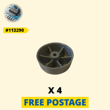 4 x 113290 IKEA Grey Glass