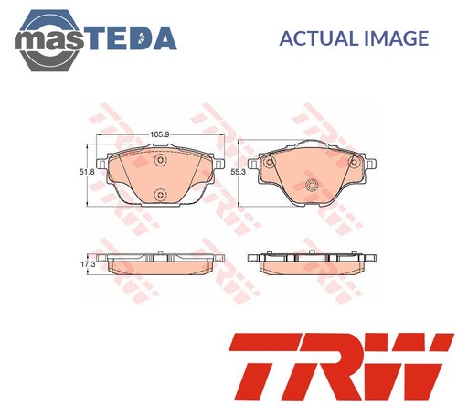 Gdb2034 brake pads set braking - set,