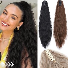 Long Thick Wavy Claw On Clip