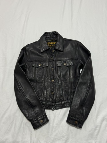Vintage unik black leather - unik,