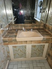 Peach/Harvest Gold Bathroom