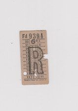 TRAM / BUS TICKET - LONDON  WEST HAM  6D RETURN