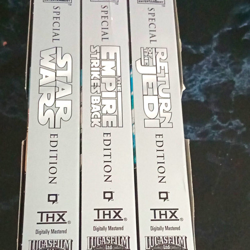 Star wars trilogy vhs - vhs, box