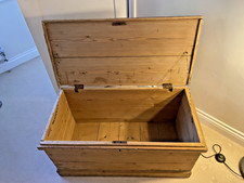 Large Vintage Wooden Chest