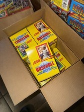 1990 score baseball wax box - score, bo