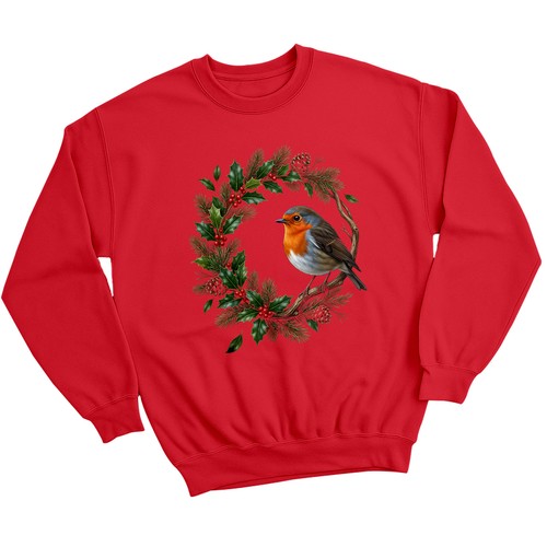 Christmas robin wreath xmas - christmas,