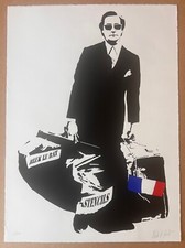 Blek Le Rat Man Walk Through Walls ORIG '07 Signed Screenprint of 250 COA Banksy