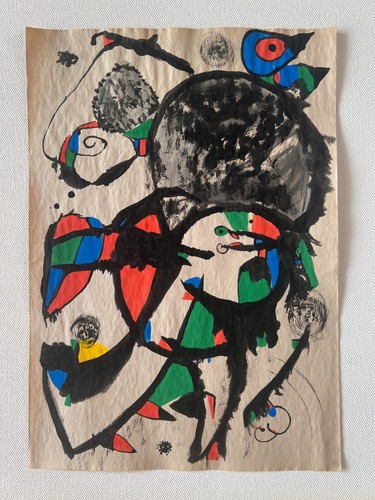 Joan miro drawing - drawing, on