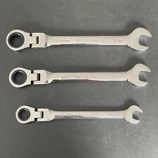 3 x BRAND NEW Halfords Advanced Flex Ratchet Spanners (11mm, 14mm and 15mm)